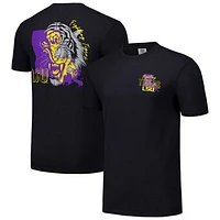 Unisex Black LSU Tigers Hyper Local Two Tone Mascot State T-Shirt