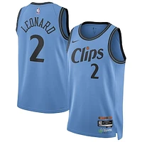 Unisex Nike Kawhi Leonard Light Blue LA Clippers 2024/25 Swingman Player Jersey - City Edition