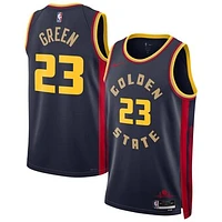 Unisex Nike Draymond Green Navy Golden State Warriors 2024/25 Swingman Player Jersey - City Edition