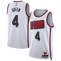 Unisex Nike Jalen Green White Houston Rockets 2024/25 Swingman Player Jersey - City Edition