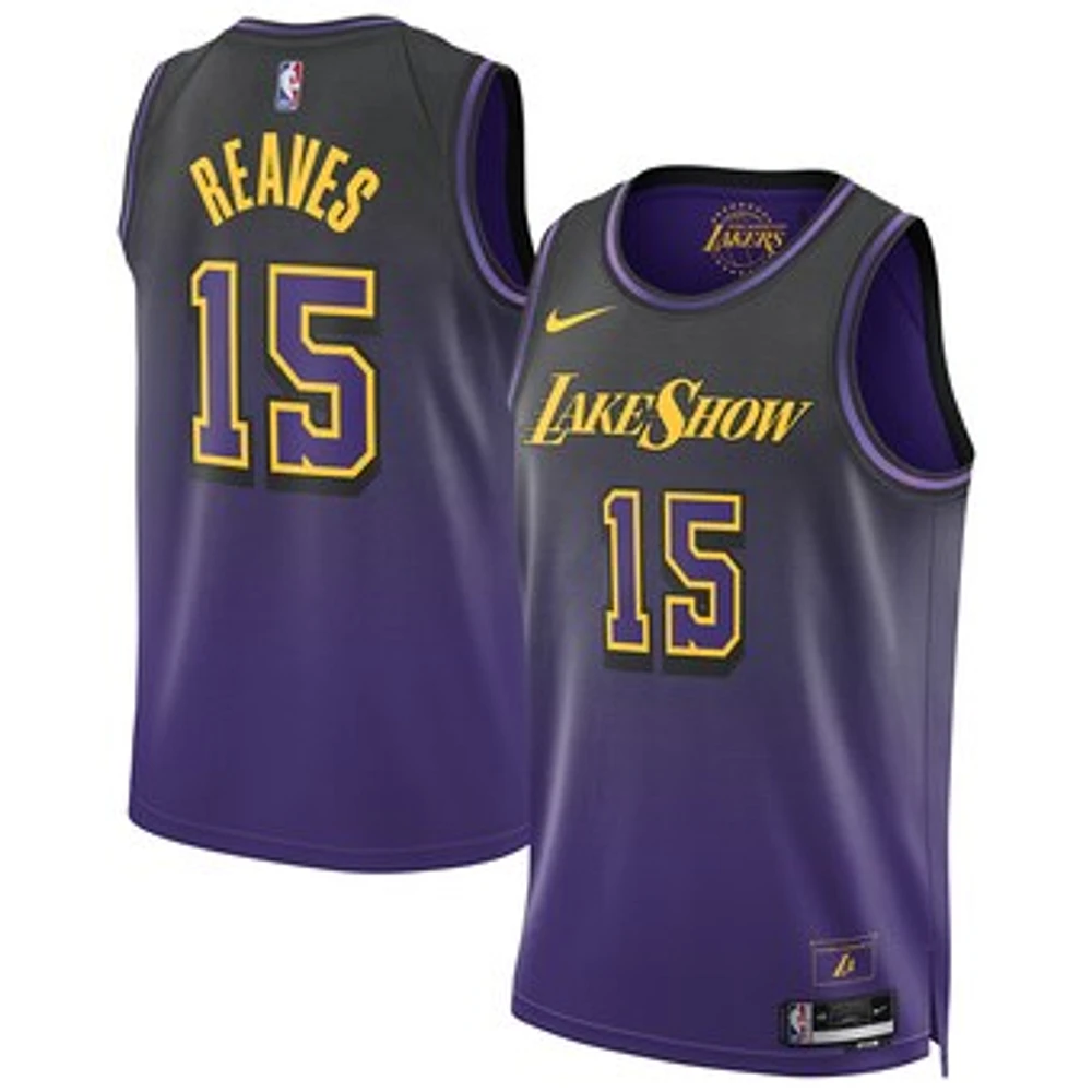 Unisex Nike Austin Reaves Purple Los Angeles Lakers 2024/25 Swingman Player Jersey - City Edition