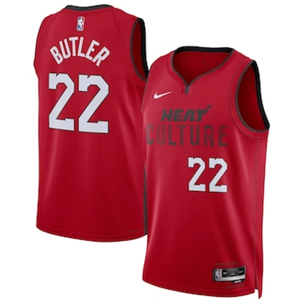 Unisex Nike Jimmy Butler Red Miami Heat 2024/25 Swingman Player Jersey - City Edition