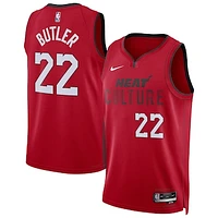 Unisex Nike Jimmy Butler Red Miami Heat 2024/25 Swingman Player Jersey - City Edition