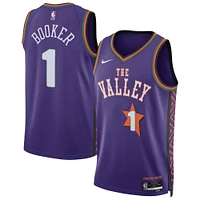 Unisex Nike Devin Booker Purple Phoenix Suns 2024/25 Swingman Player Jersey - City Edition