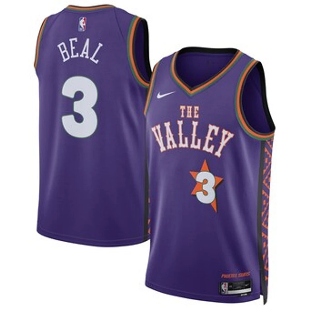 Unisex Nike Bradley Beal Purple Phoenix Suns 2024/25 Swingman Player Jersey - City Edition