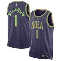 Unisex Nike Zion Williamson Purple New Orleans Pelicans 2024/25 Swingman Player Jersey - City Edition