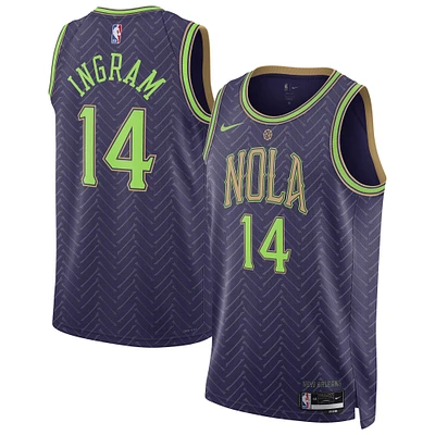 Unisex Nike Brandon Ingram Purple New Orleans Pelicans 2024/25 Swingman Player Jersey - City Edition