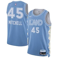 Unisex Nike Donovan Mitchell Light Blue Cleveland Cavaliers 2024/25 Swingman Player Jersey - City Edition