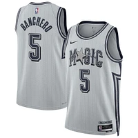 Unisex Nike Paolo Banchero Silver Orlando Magic 2024/25 Swingman Player Jersey - City Edition