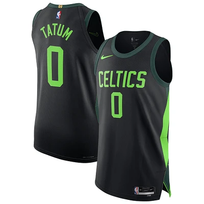 Men's Nike Jayson Tatum Black Boston Celtics 2024/25 Authentic Player Jersey - City Edition