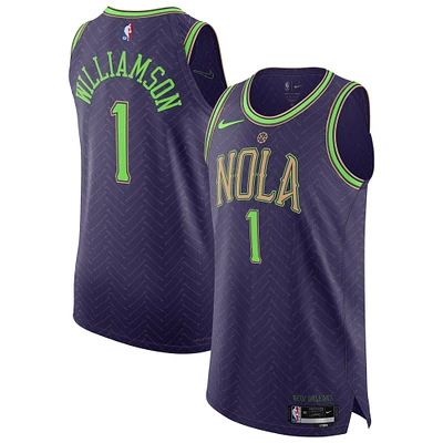 Men's Nike Zion Williamson Purple New Orleans Pelicans 2024/25 Authentic Player Jersey - City Edition