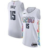 Men's Nike Nikola Jokic White Denver Nuggets 2024/25 Authentic Player Jersey - City Edition