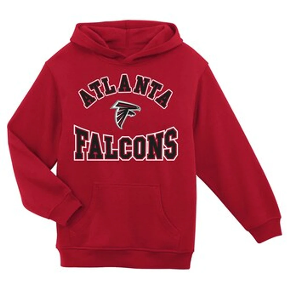 Preschool Red Atlanta Falcons Home Town Pullover Fleece Hoodie