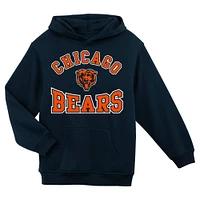 Preschool Navy Chicago Bears Home Town Pullover Fleece Hoodie