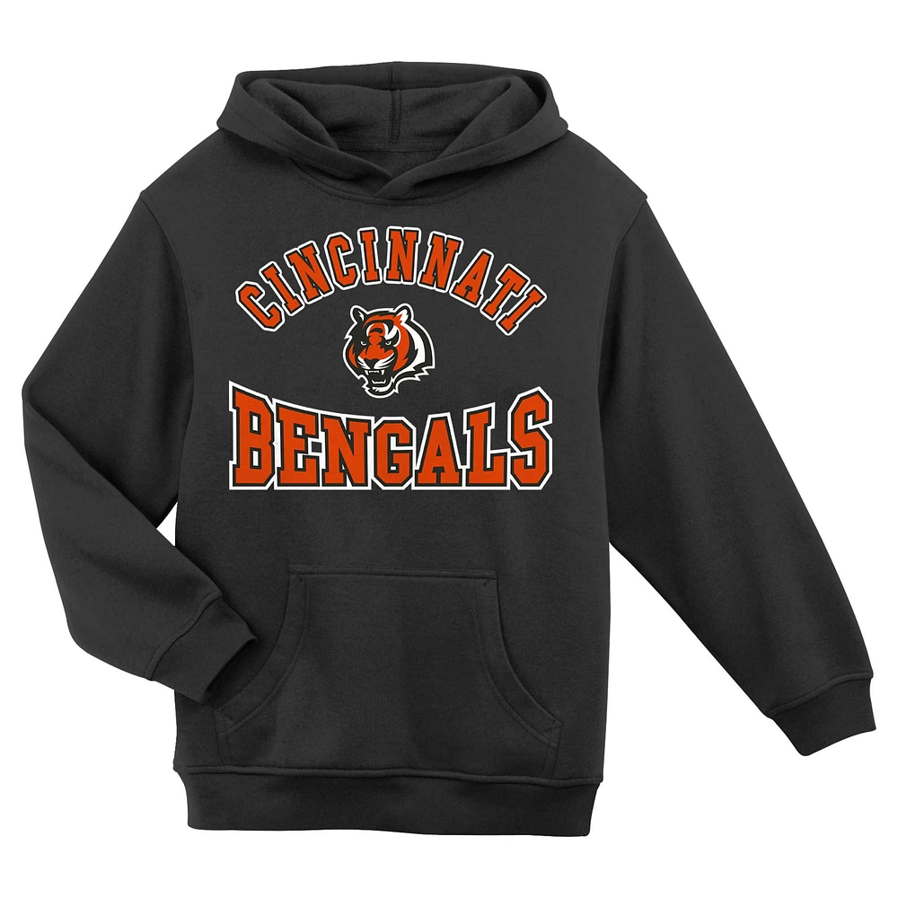 Preschool Black Cincinnati Bengals Home Town Pullover Fleece Hoodie