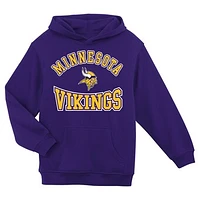 Preschool Purple Minnesota Vikings Home Town Pullover Fleece Hoodie