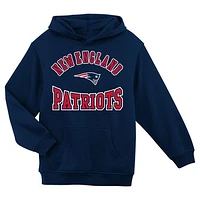 Preschool Navy New England Patriots Home Town Pullover Fleece Hoodie