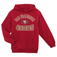 Preschool Scarlet San Francisco 49ers Home Town Pullover Fleece Hoodie