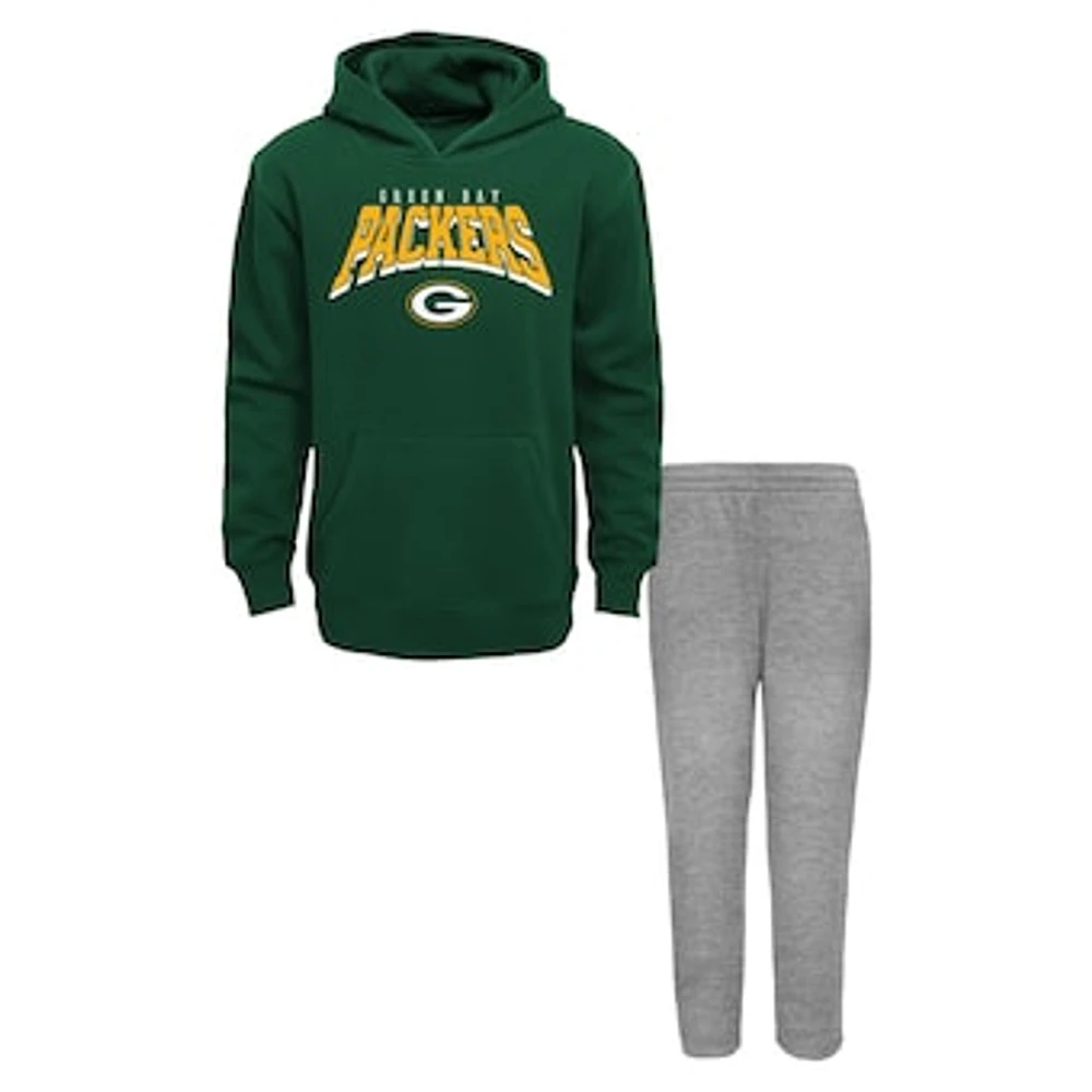 Toddler  Green Bay Packers Dynamic Duo Fleece Pullover Hoodie & Sweatpants Set