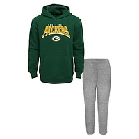 Toddler  Green Bay Packers Dynamic Duo Fleece Pullover Hoodie & Sweatpants Set