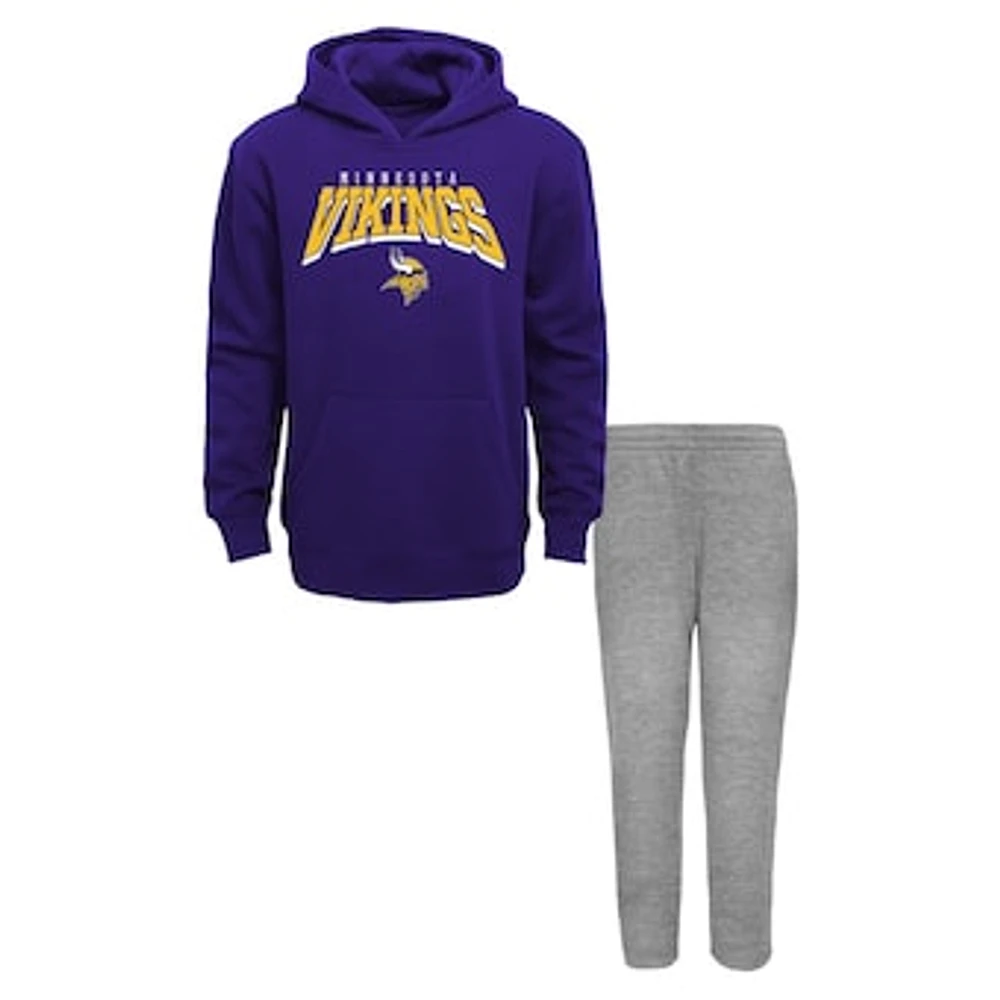 Toddler  Minnesota Vikings Dynamic Duo Fleece Pullover Hoodie & Sweatpants Set