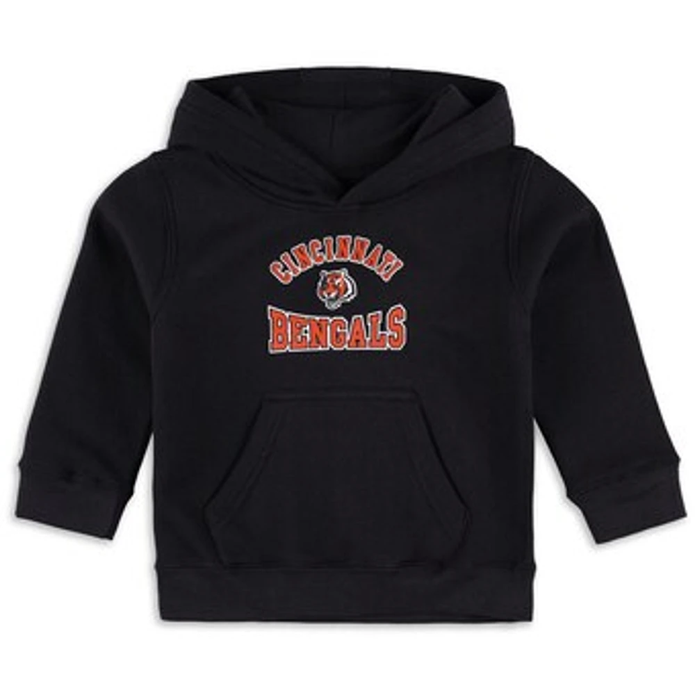 Toddler Black Cincinnati Bengals Home Town Pullover Fleece Hoodie