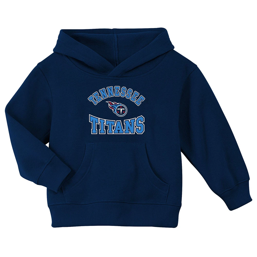 Toddler Navy Tennessee Titans Home Town Pullover Fleece Hoodie