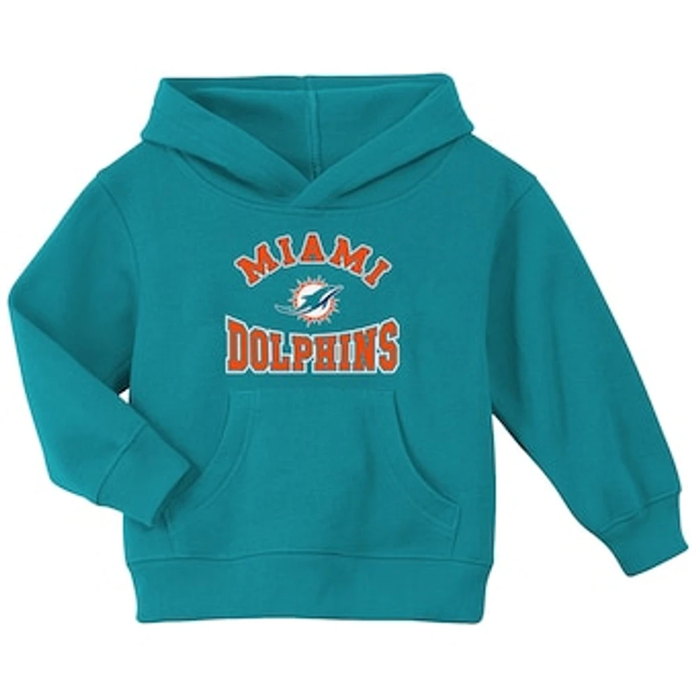 Toddler Aqua Miami Dolphins Home Town Pullover Fleece Hoodie