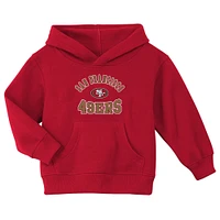 Toddler Scarlet San Francisco 49ers Home Town Pullover Fleece Hoodie