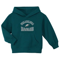 Toddler Midnight Green Philadelphia Eagles Home Town Pullover Fleece Hoodie