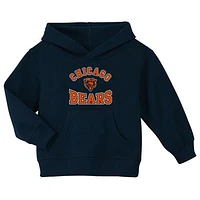 Toddler Navy Chicago Bears Home Town Pullover Fleece Hoodie