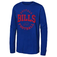 Youth  Royal Buffalo Bills Around The Block Long Sleeve T-Shirt