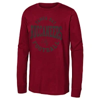 Youth  Red Tampa Bay Buccaneers Around The Block Long Sleeve T-Shirt