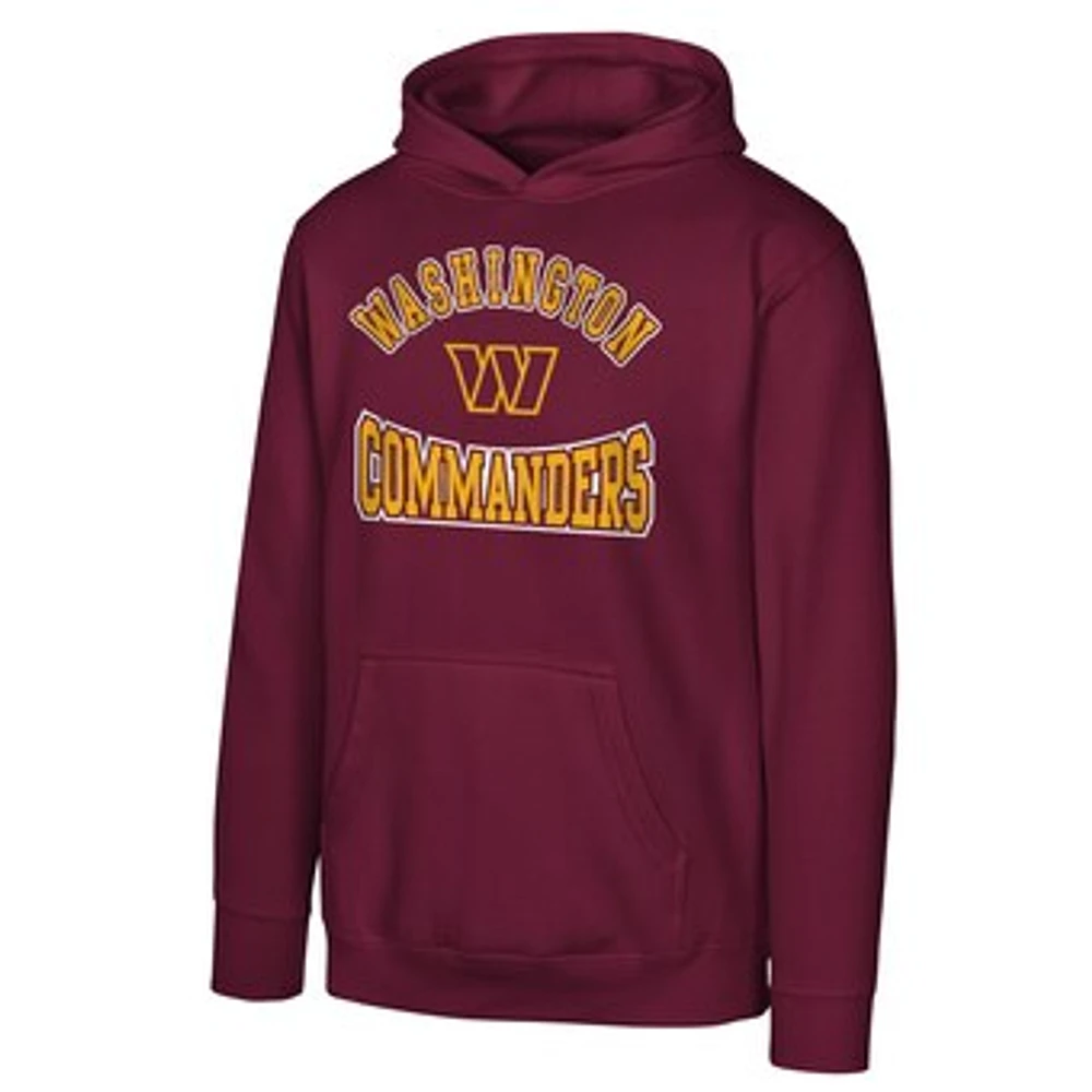 Youth Burgundy Washington Commanders Home Town Pullover Fleece Hoodie