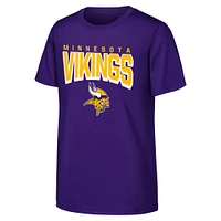 Youth Purple Minnesota Vikings On The Block T-Shirt