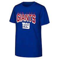 Youth Royal New York Giants On The Block T-Shirt