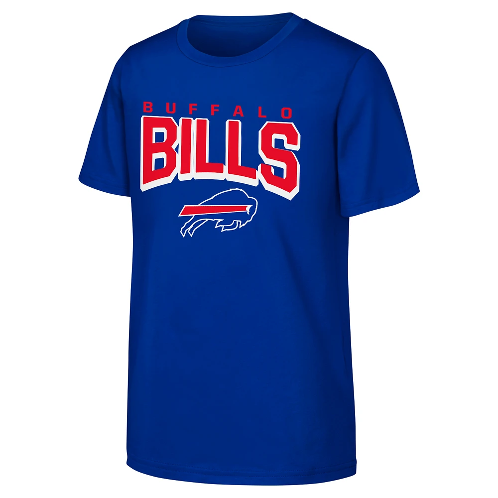 Youth Royal Buffalo Bills On The Block T-Shirt