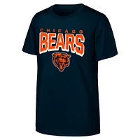 Youth Navy Chicago Bears On The Block T-Shirt