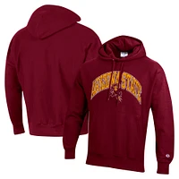 Men's Champion Maroon Arizona State Sun Devils Vault Late Night Reverse Weave Pullover Hoodie