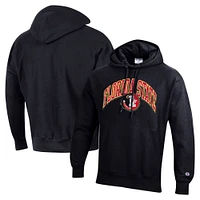 Men's Champion Black Florida State Seminoles Vault Late Night Reverse Weave Pullover Hoodie