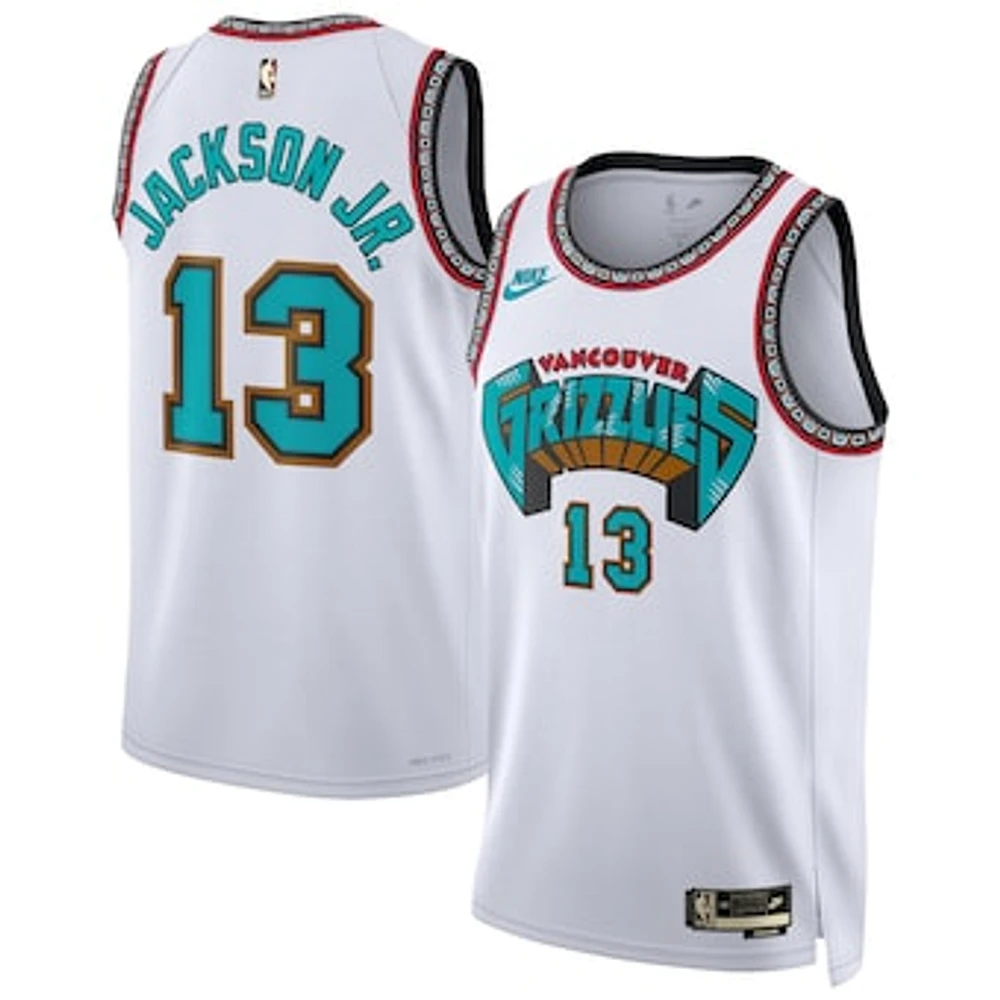 Unisex Nike Jaren Jackson Jr. White Memphis Grizzlies 2024/25 Swingman Jersey - Classic Edition