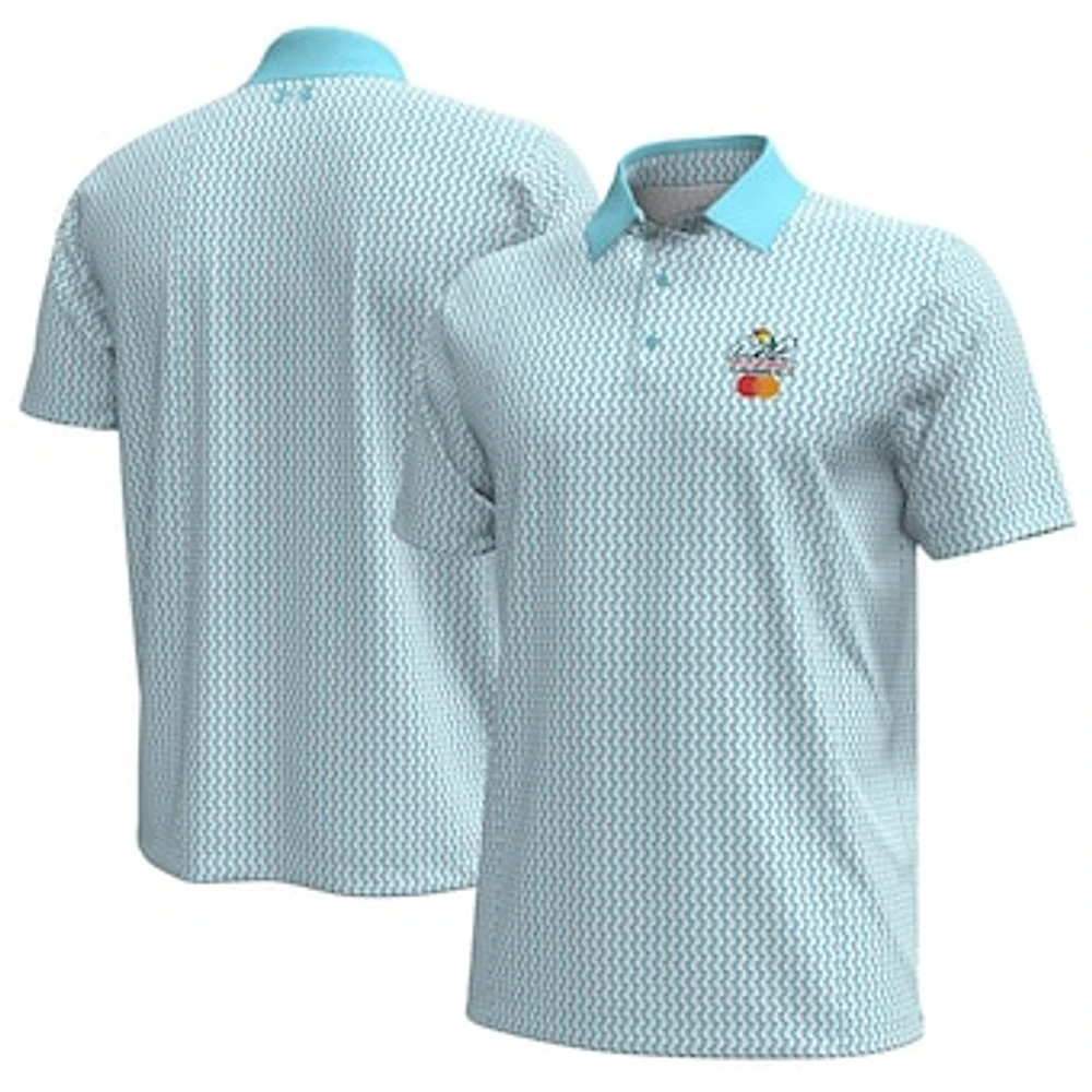 Men's Under Armour  Blue Arnold Palmer Invitational Playoff 3.0 Crane Print Polo