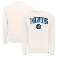 Unisex Sportiqe Cream Minnesota Timberwolves Harmon Super Soft Tri-Blend Raglan Pullover Sweatshirt