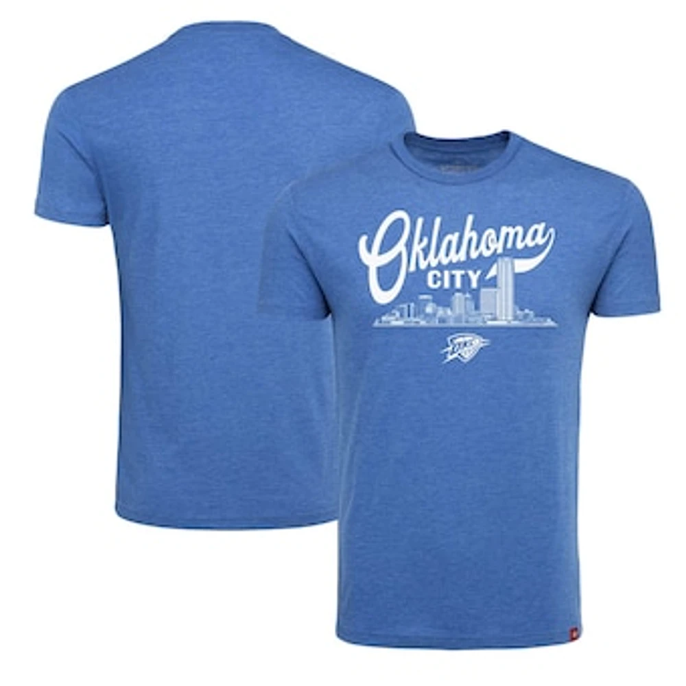 Unisex Sportiqe Blue Oklahoma City Thunder Comfy Super Soft Tri-Blend T-Shirt