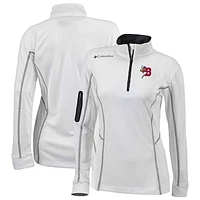 Women's Columbia  White Buffalo Bisons Omni-Wick Shotgun Quarter-Zip Pullover Top