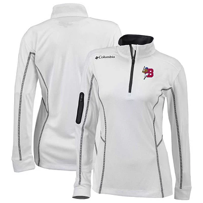 Women's Columbia  White Buffalo Bisons Omni-Wick Shotgun Quarter-Zip Pullover Top