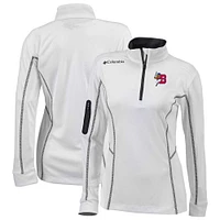 Women's Columbia  White Buffalo Bisons Omni-Wick Shotgun Quarter-Zip Pullover Top