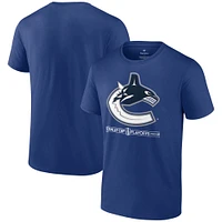 Men's Fanatics  Blue Vancouver Canucks 2024 Stanley Cup Playoffs T-Shirt