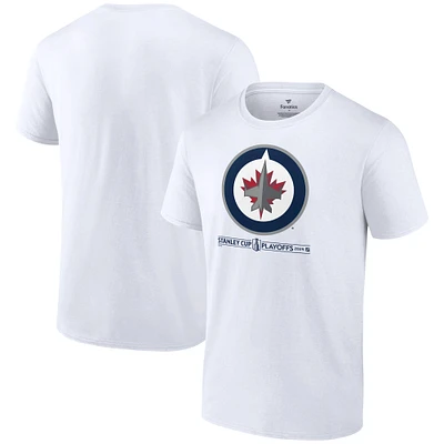 Men's Fanatics  White Winnipeg Jets 2024 Stanley Cup Playoffs T-Shirt