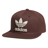 Men's adidas Originals Brown Trefoil Chain Snapback Hat